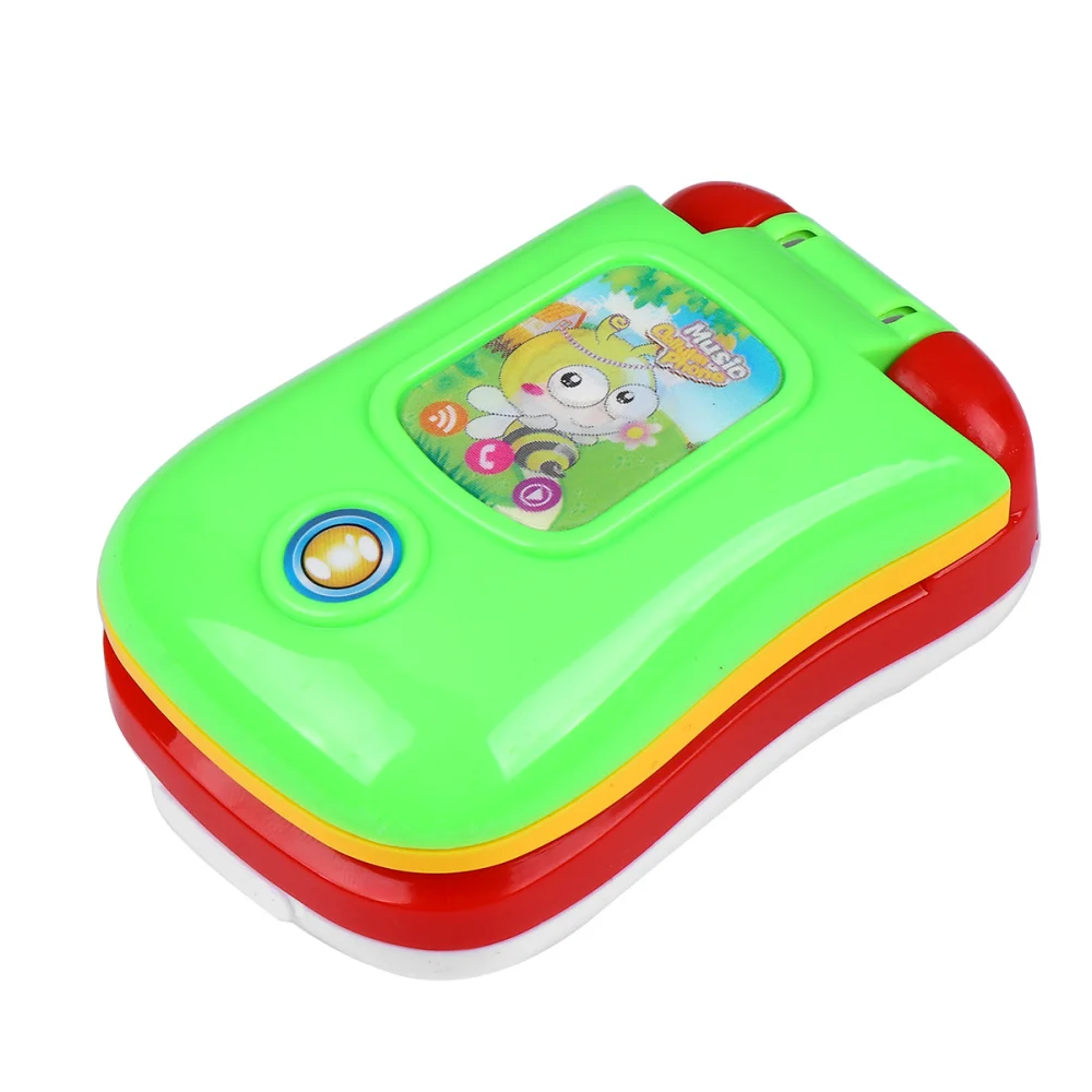 Музыкальный сотовый телефон моделирование раскладушка развивающие игрушка