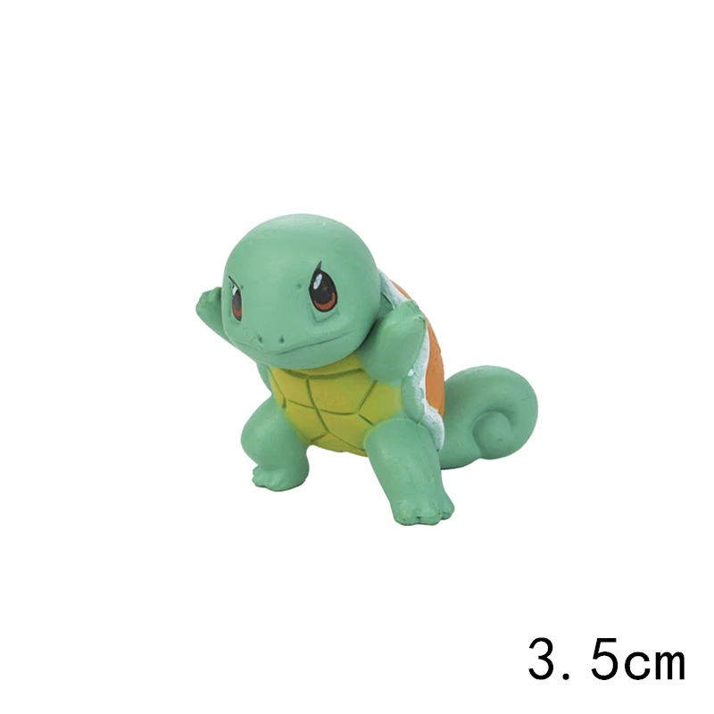 Pokemon Toys 3-7cm Pet Dolls Collection Pikachu Mimikyu Squirtle Vulpix Eevee Mew Bulbasaur Anime Figures Model Doll Kids Gifts | Игрушки и