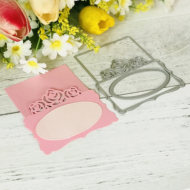 Металлические пресс-формы сделай сам Скрапбукинг Свадебная Роза