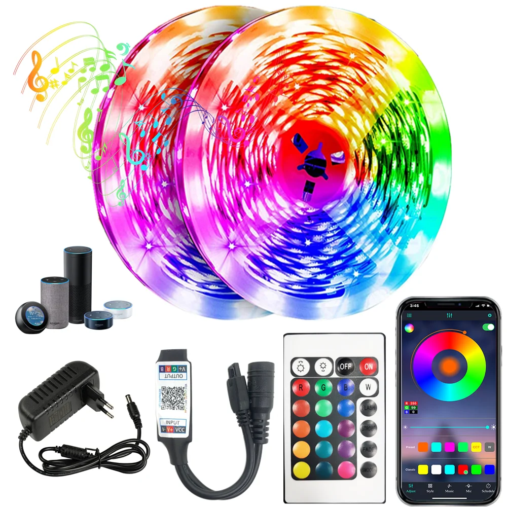 Светодиодная лента RGB 5050 с поддержкой Bluetooth и Wi Fi|Светодиодные ленты| |