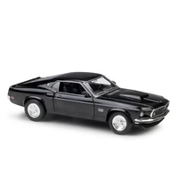 welly 124 1969 ford mustang boss 429 simulation alloy car model crafts decoration toy boys gift free shipping collection