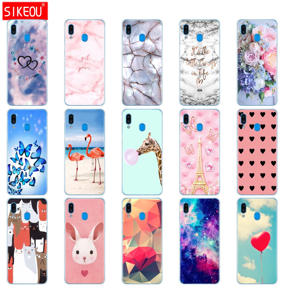 Чехол для Samsung Galaxy M20 Телефон Силиконовый Мягкий ТПУ милый чехол M 20 SM-M205F задняя