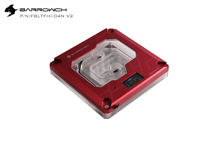 Barrowch Процессор воды блок использовать для INTEL LGA1150 1151 1155 1156 2011X99/RGB светильник Совместимость 5V GND 3PIN системной платы