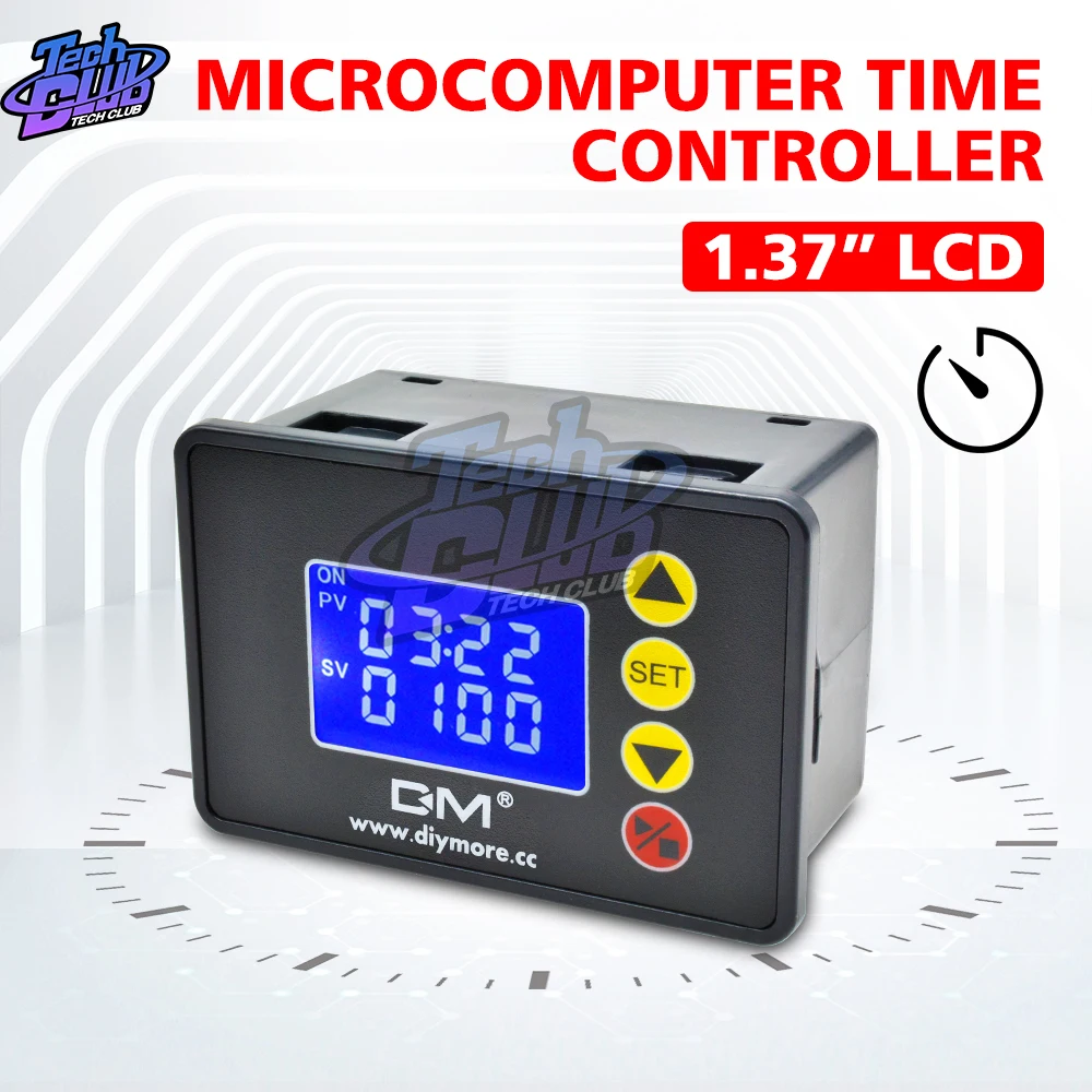 DM-1.37 дюймовый ЖК-цифровой микрокомпьютер модуль управления временем