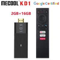 mecool kd1 amlogic s905y2 quad core mini tv stick 2gb 16gb android 10 0 atv smart tv box 2 4g 5g wifi bt4 2 set top box
