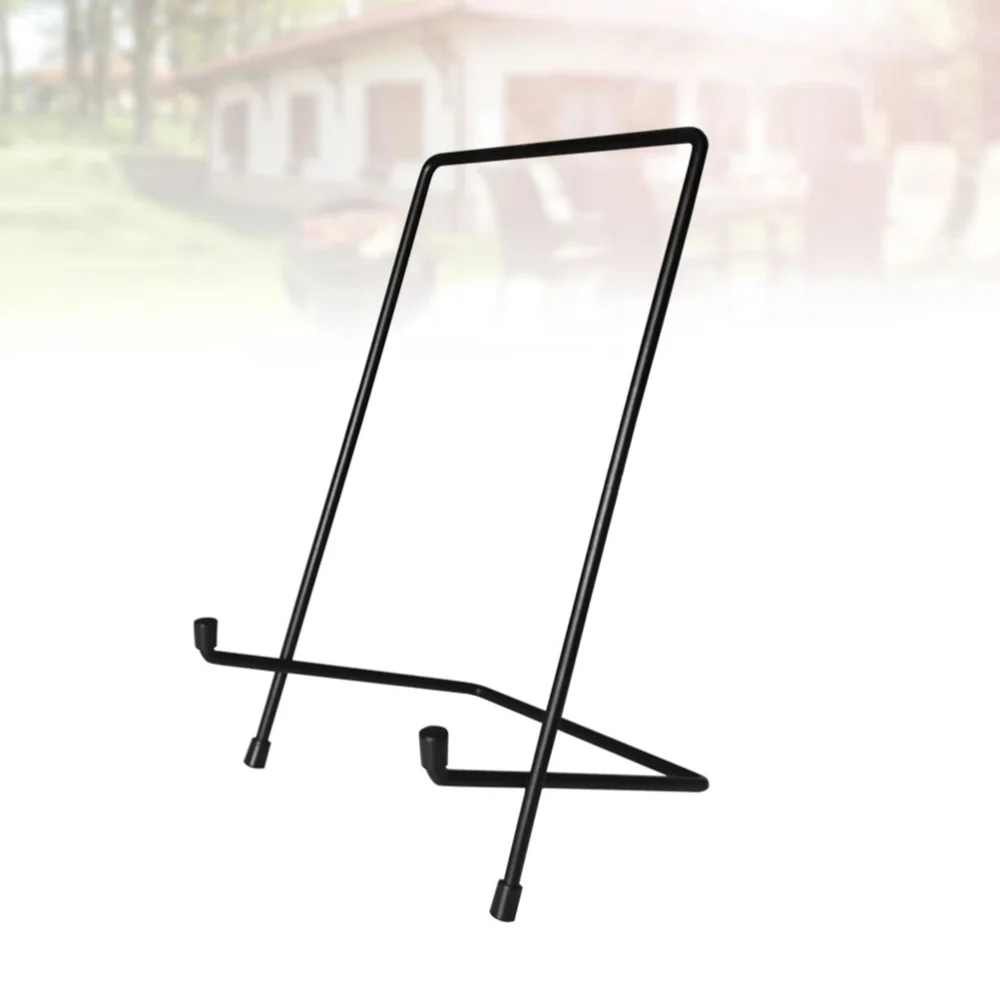 

Multi-purpose Metal Square Display Show Stand Holder Rack Base Home Decor Stand for Photo Picture ShowingBlack Square 1