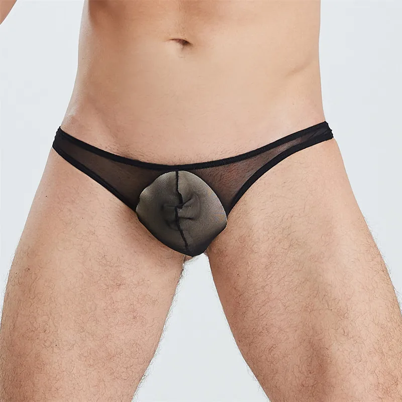 Стринги мужские сетчатые прозрачные Трусы стринги Т образные танга слипы с