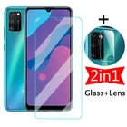 2 в 1, Защитное стекло для экрана Huawei Honor 9A, закаленное стекло, протектор, HD-пленка для объектива камеры на Xonor 9 A, Honor9 Lite, Honor9a, A9