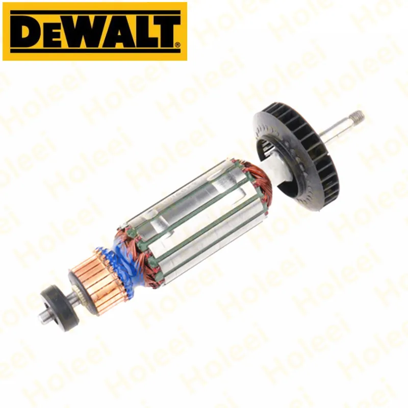 Якорный ротор 220-240 В для угловой шлифовальной машины Dewalt DW824 125 DW821 DW456K DW456 D28154 D28153