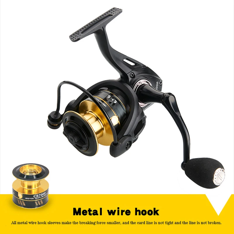 

DEUKIO 2019 Saltwater Spinning Fishing Reel 5.0:1 / 4.7:1 speed Spinning Saltwater Fishing Wheel Max Drag 13KG Sea Fishing reels