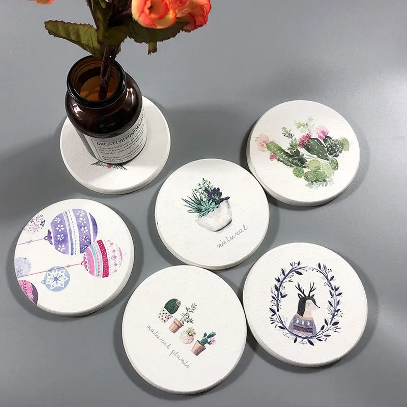 Натуральные диатомитовые напитки Coaster Нескользящие термостойкие абсорбирующие