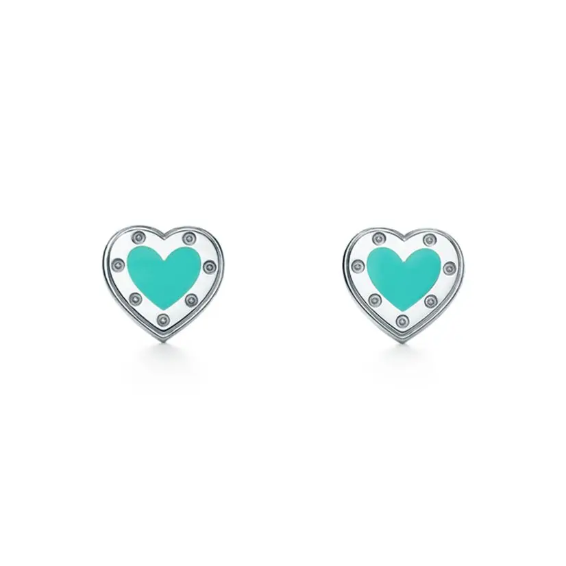 

The tide of fashion boutique mini heart-shaped earrings