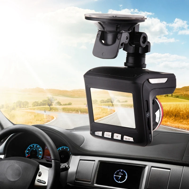 3 в 1 Автомобильная Dvr камера Анти радар детектор лазер Hd 720P Встроенный Gps
