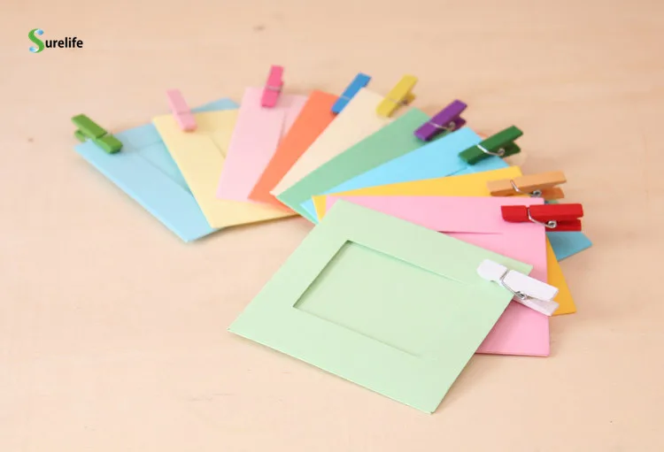 Nayachic 10 шт. бумажная фоторамка Настенная картина альбом 3 дюймов креативный