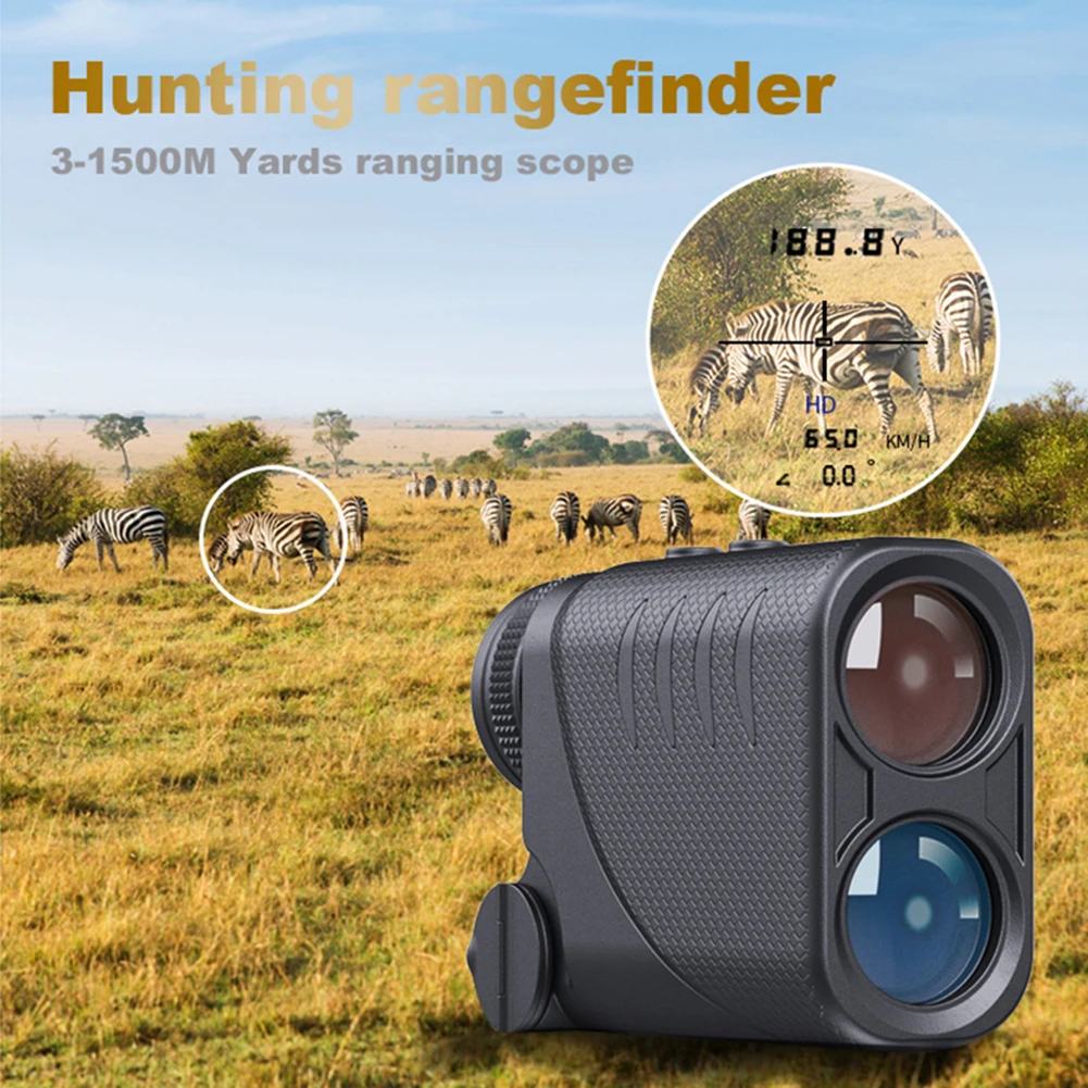 

Laser Rangefinder Handheld Telescope 800m 1200m 1500m Distance Meter for Golf Sport Outdoor Hunting Survey Monocular