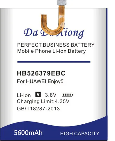 Аккумулятор Da Xiong 5600 мАч HB526379EBC для Huawei Ascend Enjoy 5 Enjoy5 TIT AL00 CL10|battery for huawei|battery forhuawei ascend