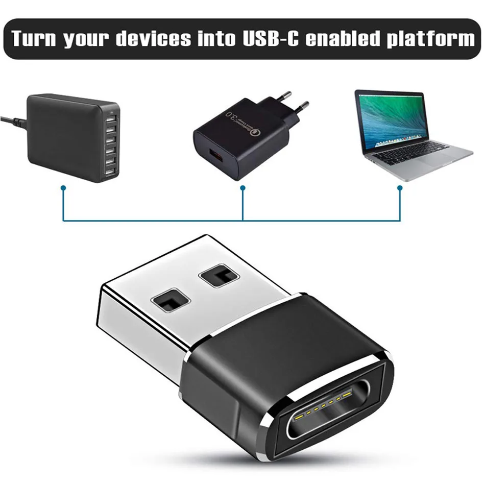 Адаптер OTG USB Type C конвертер данных c адаптер для Samsung S9 S8 S10 Plus Xiaomi USBC зарядный