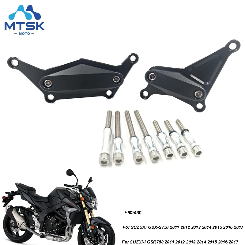 Для Suzuki GSX S750 2011 2017 чехол для статора двигателя Saver Crash Pad защита от падения Рамка