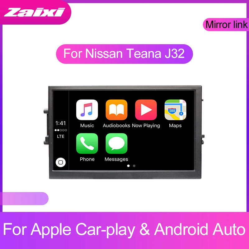 ZaiXi 2 DIN Android Сенсорный экран для Nissan Teana J32 2009 2012 автомобильный мультимедийный
