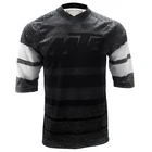 Новая велосипедная майка, горнолыжная майка, мужская рубашка для велосипеда, горного велосипеда, мотоциклетная рубашка, крутая спортивная черная рубашка с коротким рукавом