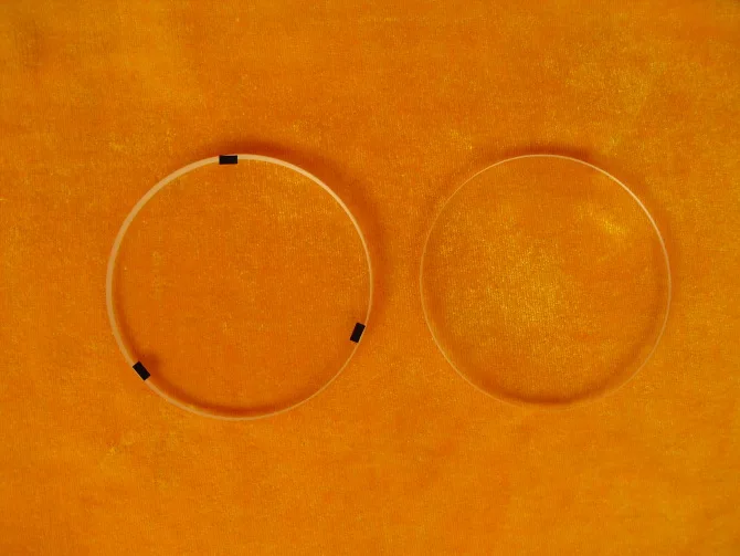 

D104F1200 двойное разделение Однослойная пленка астрономический телескоп DIY аксессуары объективные линзы