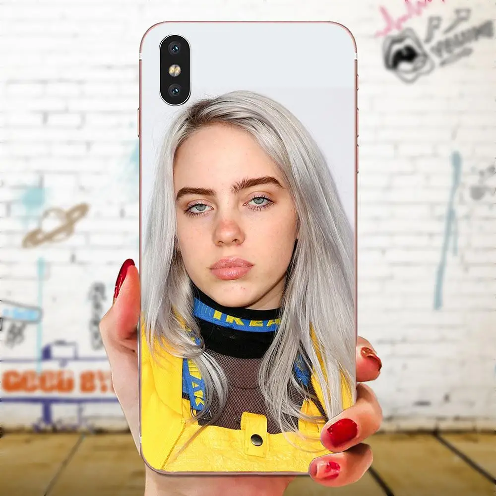 Billie Eilish Singer Star Music для sony Xperia Z Z1 Z2 Z3 Z4 Z5 compact Mini M2 M4 M5 T3 E3 E5 XA XA1 XZ Premium|Чехлы-накладки| |