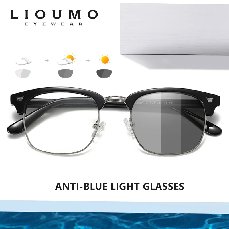 Очки LIOUMO с защитой от сисветильник для мужчин и женщин аксессуар компьютера