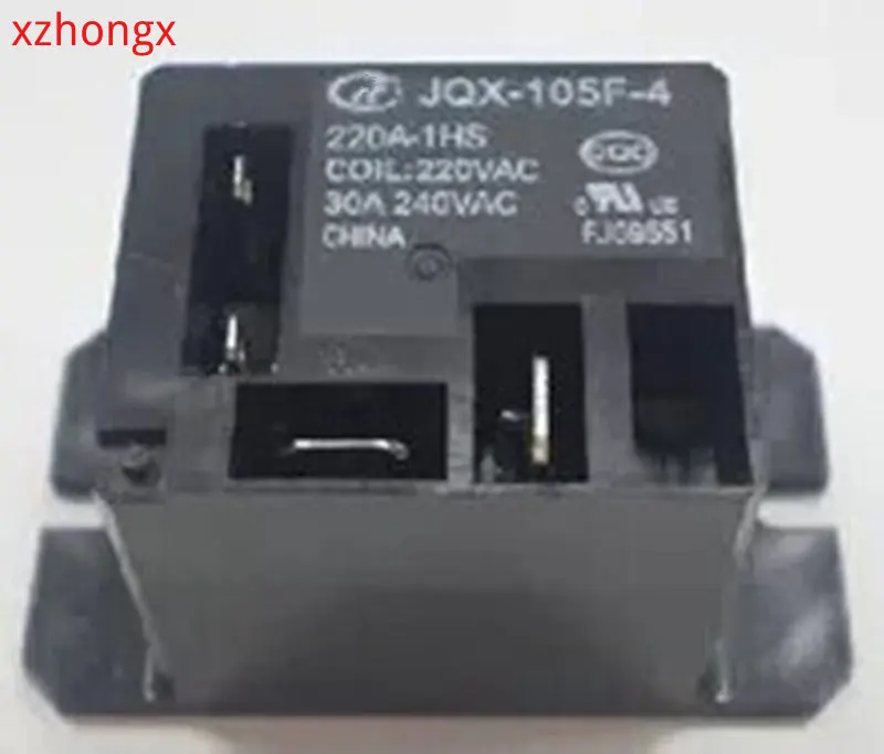 JQX-105F-4-220A-1HS AC 220VAC 30A HF105F 4 контакта