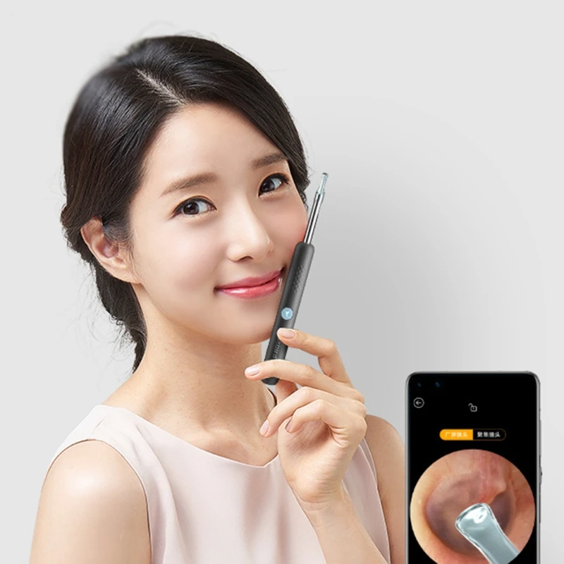 Умные визуальные ушные палочки M89F R1 Pro эндоскоп 200 Вт мини-камера отоскоп с ушными