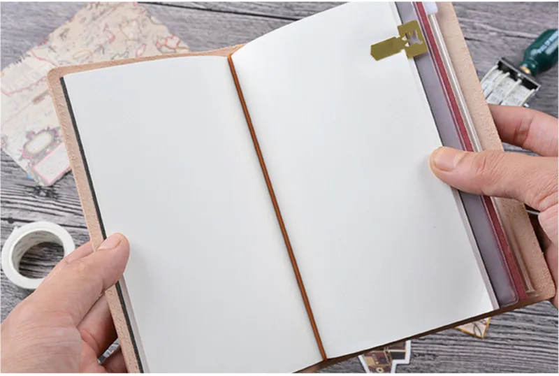 Записная книжка из 100% натуральной кожи ручная работа винтажный блокнот воловьей