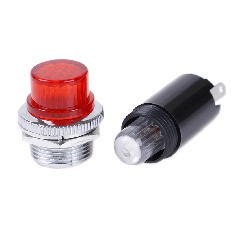 

1pc DH16-HS 10W 100cd 16mm 001 AC 220V Red Color DH16-HS Neon Signal Light/Indicator Light