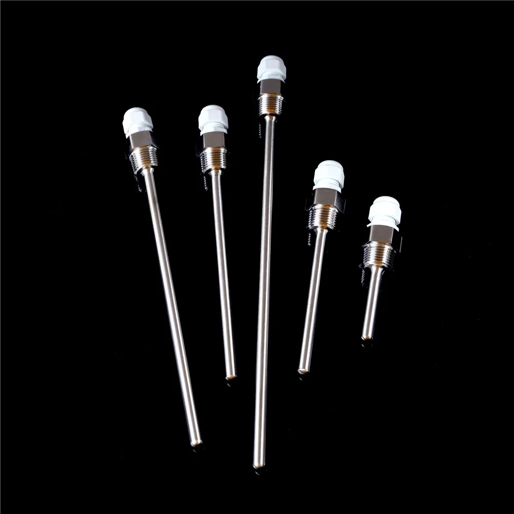 

Hot Sale! Stainless Steel Thermowell 1/2"NPT Threads for Temperature Sensors Thermowells For Temperature Instruments Thermometer