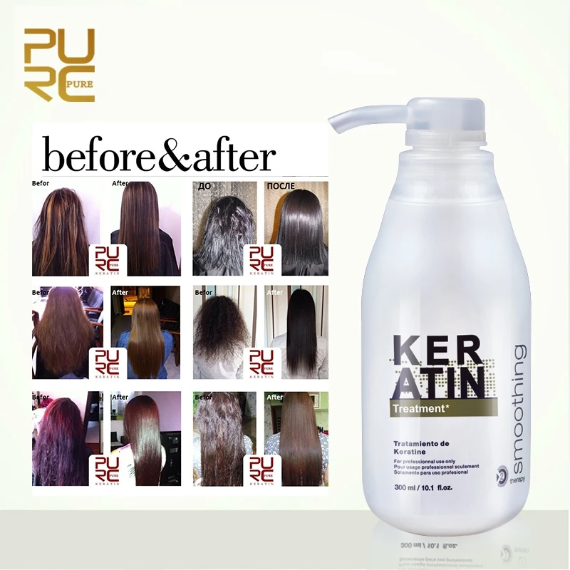 

PURC Keratin Straightening 5% 8% 12% Treatment Hair Care Repair Healing 300ml 896D