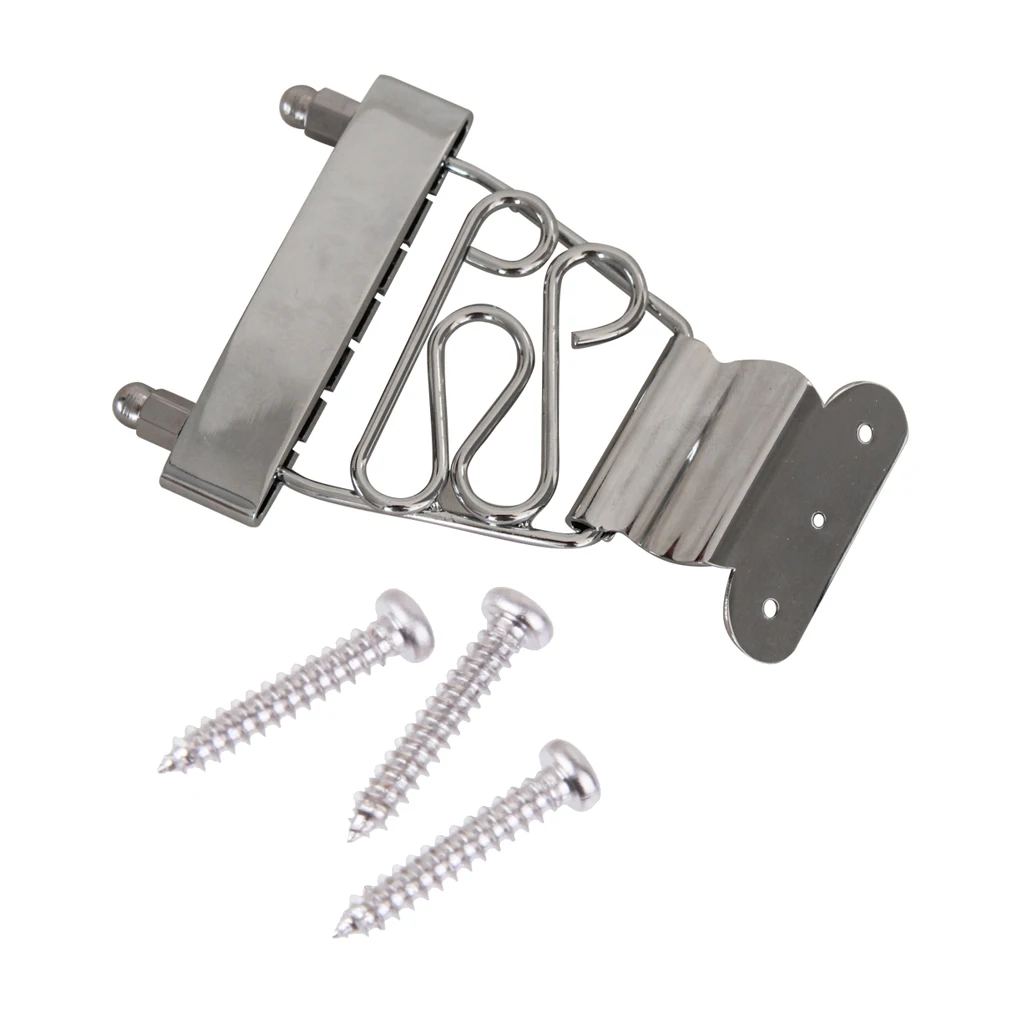 Короткая задняя часть 6-струнная гитара мост Archtop Джаз гитары хром | Спорт и