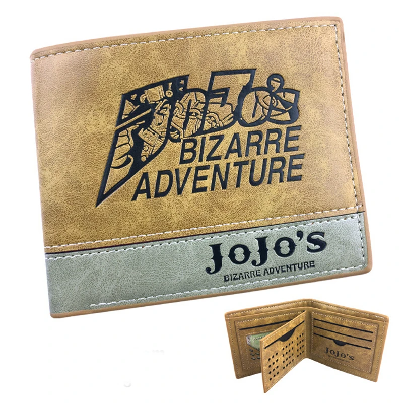 Кошелек для мужчин и женщин JOJO'S странные приключения кредитный держатель карт
