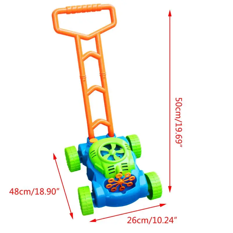 

Automatic Music Trolley Blowing Bubble Machine Children Kids Outdoor Game Push Toys