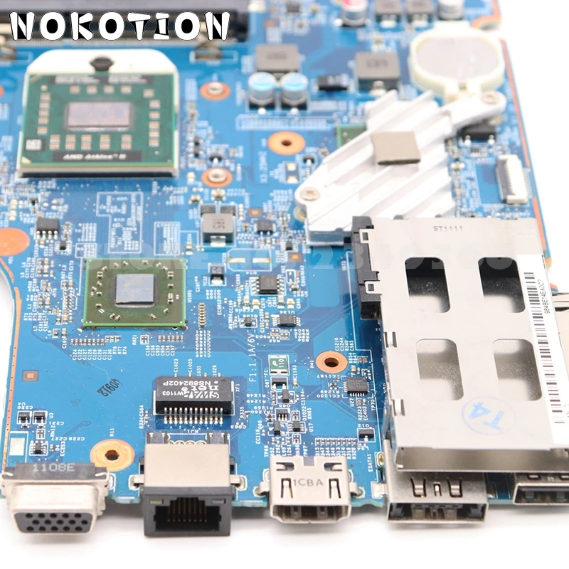 Материнская плата NOKOTION 613213-001 613211-001 для ноутбука hp Probook 4525S 48.4GJ02.011 с разъемом S1 DDR3, бесплатный процессор