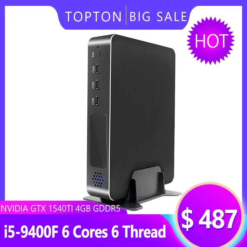 Игровой компьютер Intel i5-9400F i7 8700 i3 9100F i9 9900 Nvidia GTX1050 4 Гб процессор 2 * DDR4 Max 64 HDMI 0 1 DP DVI PC