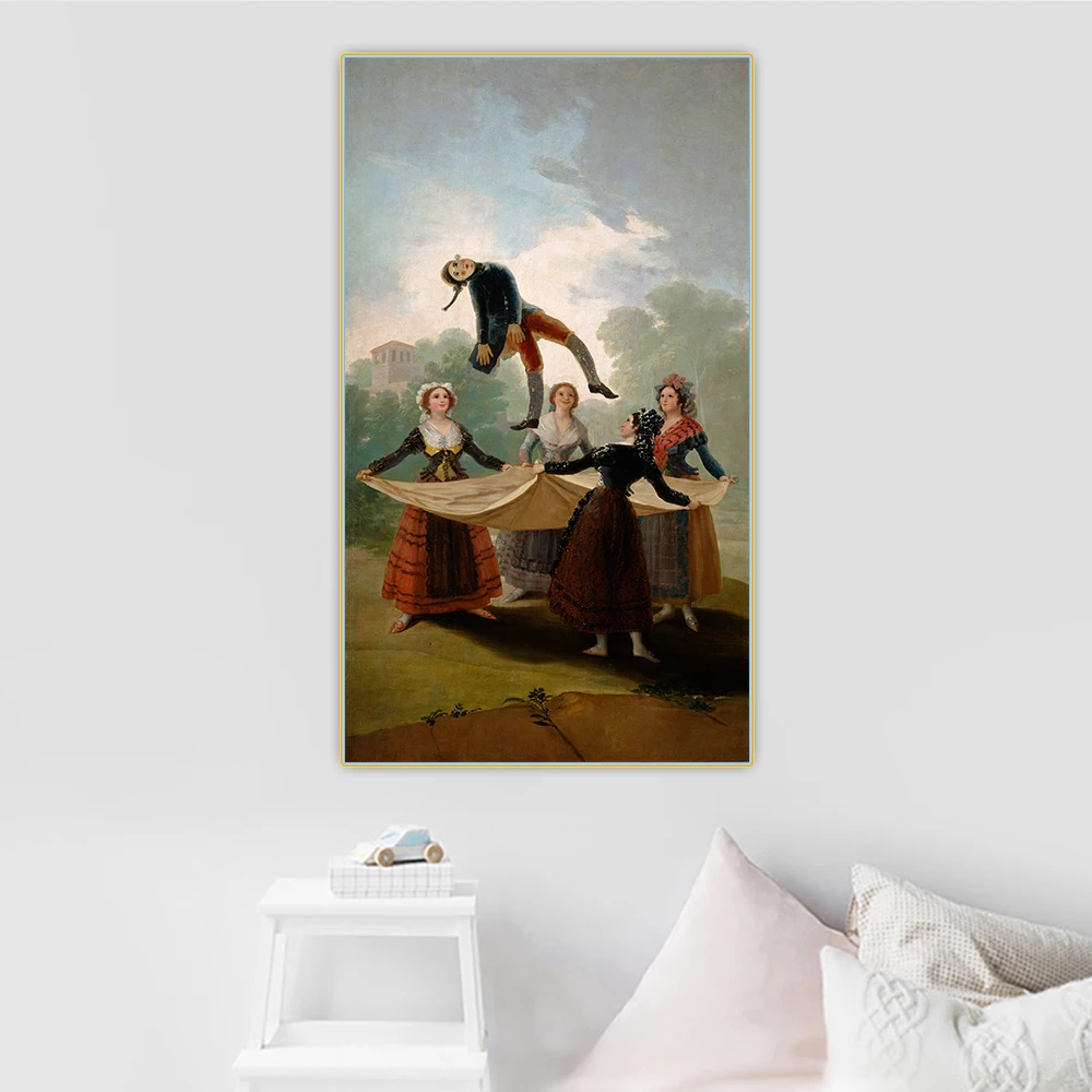 

Citon Francisco Goya《The Straw Manikin》Canvas Art Oil Painting Artwork Poster Picture Wall Background Decor Home Decoration