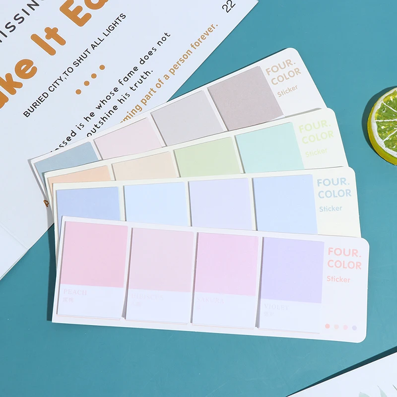 

1 x 80 Sheets Sticky Notes Index Memo Pad Bookmarks Cute Scheduler Paper Stickers