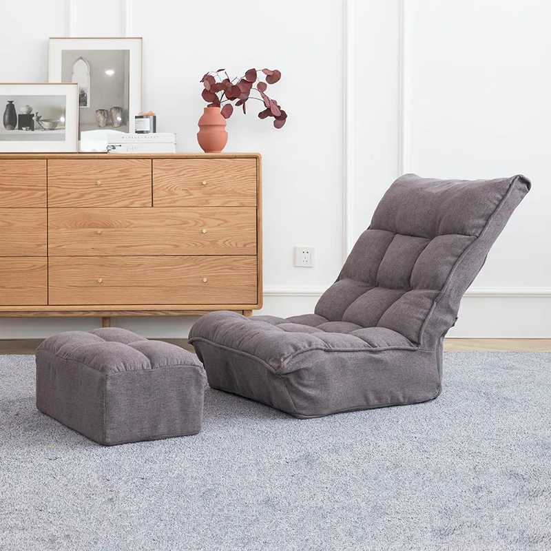 

Ergonomic Adjustable Folding Lazy Sofa Relax Floor Gaming Chair Living Room Furniture Floor Couch Foldable Chair reading or Rest