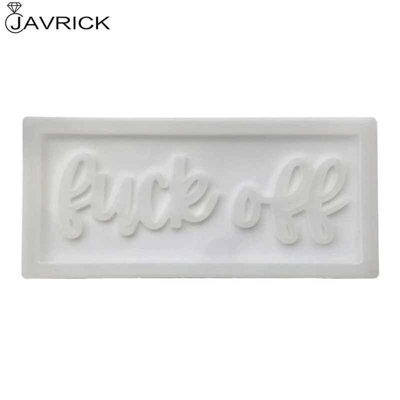 

Plate Hanging Tag Doorplate Crystal Epoxy Resin Mold Door Sign Silicone Mould DIY Crafts Decorations Pendant Making Tool