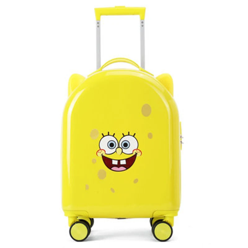 High-quality luggage female small lightweight ride trolley case children cartoon kids 16-inch 18-inch male cute travel suitcase