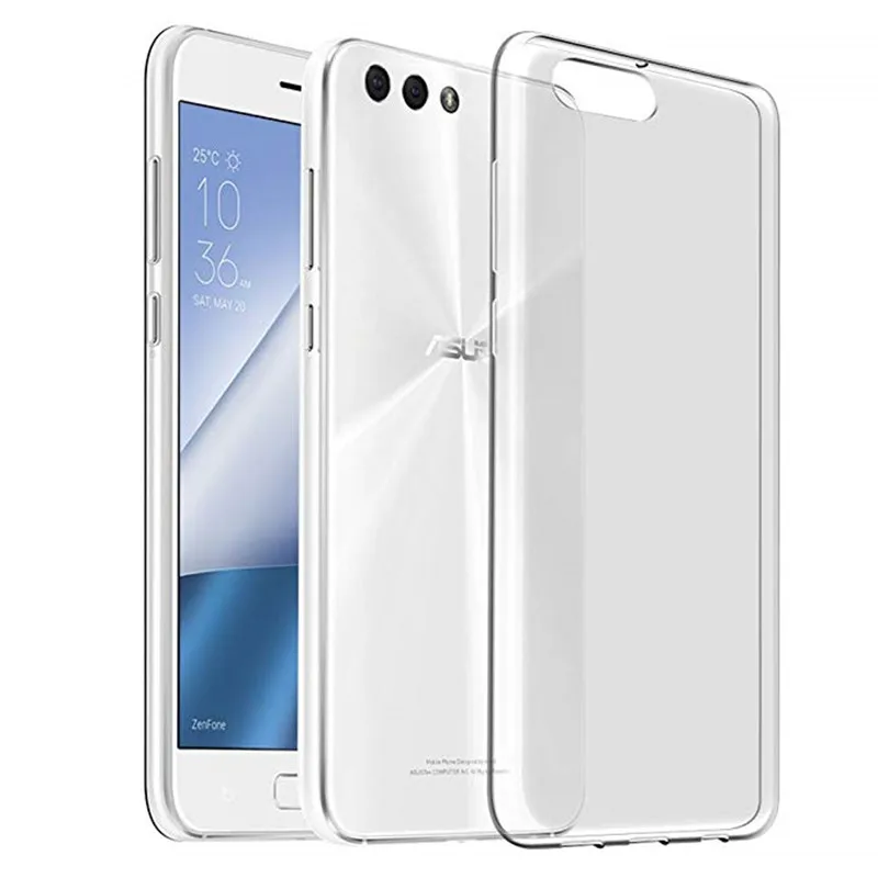 ZE554KL Case For Asus ZenFone 4 Transparent Silicone TPU Phone Clear Soft Cover | Мобильные телефоны и аксессуары