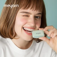 meyarn 2 box orthodontic protective wax dental wax for braces gum good grade natural wax compact and durable 75 usesbox