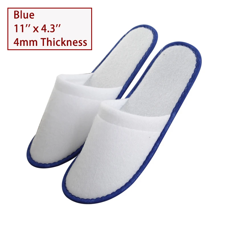 

20 Pair Spa Flip Flops Disposable Slippers for Hotel Guests Women, Men Closed Toe Super Comfort Bedroom Travel Tour B&B Amenity