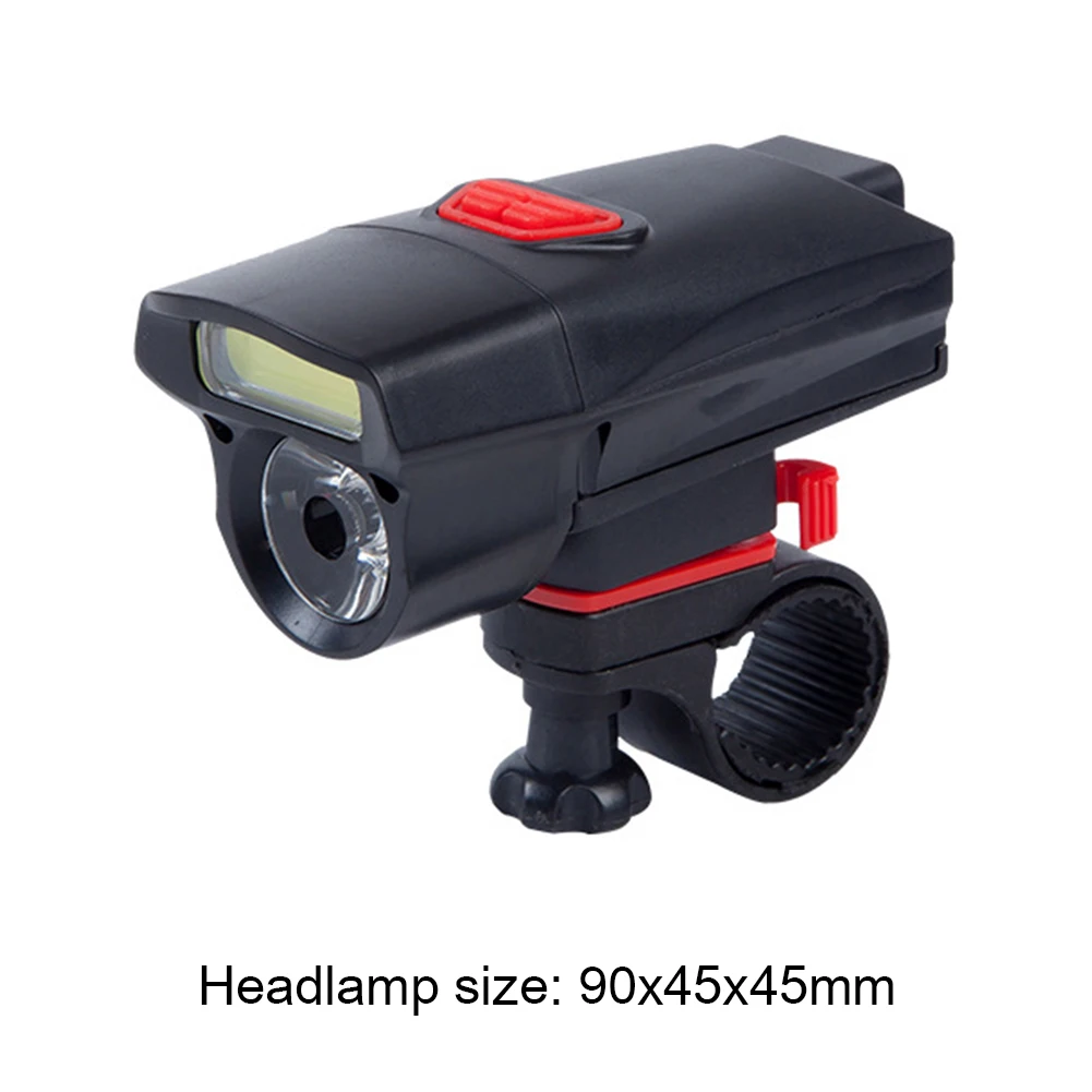 

T6+COB LED mountain bike light, road bike night riding light 300, easy to load and unload, rechargeable and installable battery