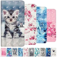 cat wolf sky kids holster for apple iphone 12 mini se 2020 11 pro xr x xs max 6 6s 7 8 plus 5 5s painted flip leather case dp01g