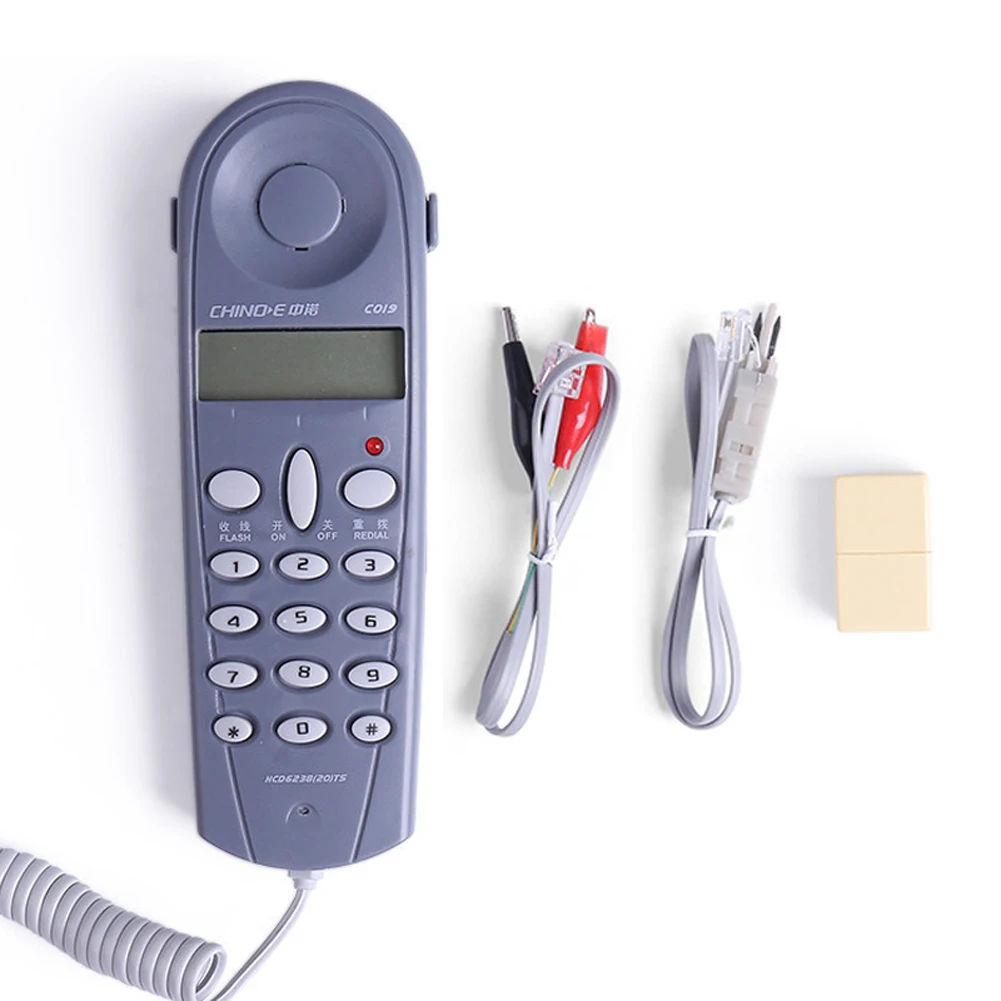 

KKMOON C019 Telephone Network Tester Telephone Phone-Butt Test Tool Tester Cable for Telephone Line Fault Tester