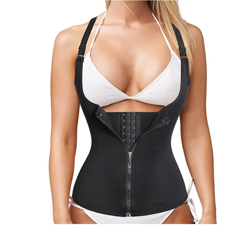 Корсет Женский на молнии с регулируемыми лямками для похудения|Топы| |